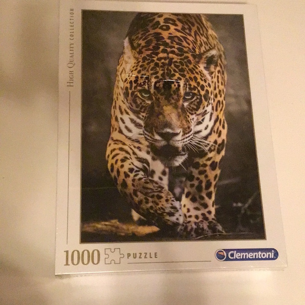 Clementoni 1000-Piece Leopard Jigsaw Puzzle - Brown & Black